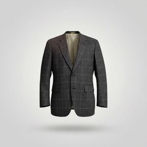 Nino Cerutti Rue Royale Vintage Wool Blazer Sport Coat Jacket 42R Men's Gray